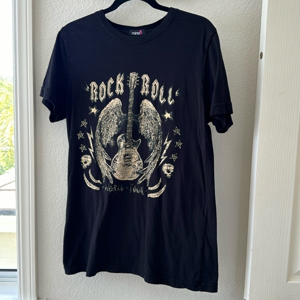 Mine B Rock and roll world tour t-shirt/tunic